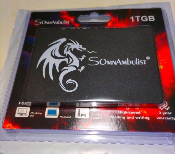 SSD 1TB SOMNAmbulist H650 (黒)SATA2.5インチ新品未使用