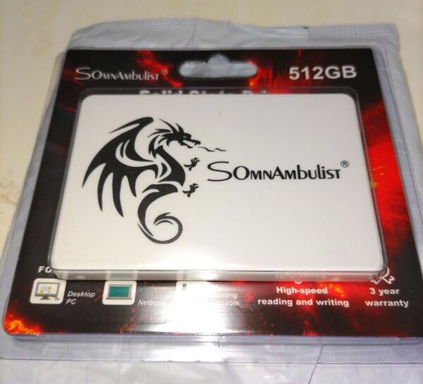 SSD 512GB SOMNAmbulist H650 (白)SATA2.5インチ新品未使用