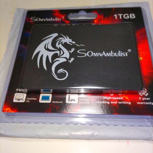 SSD 1TB SOMNAmbulist H650 (黒)SATA2.5インチ新品未使用