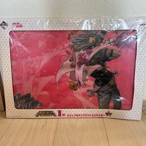 ジョジョの奇妙な冒険 スティールボールラン 一番くじ ビジュアルデスクマット&ステッカー 未使用 ジャイロ・ツェペリ