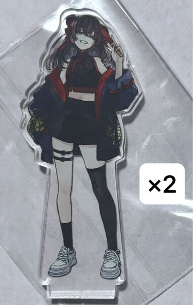 東京エイリアンズ ハオハオカフェ アクリルジオラマ ミニアクリルスタンド アクスタ アクキー 【明明】2点セット