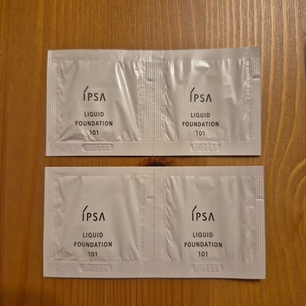 《IPSA》4包!リキッドファウンデイションe 101 イプサ 0.3ml×4 リキッドファンデーション
