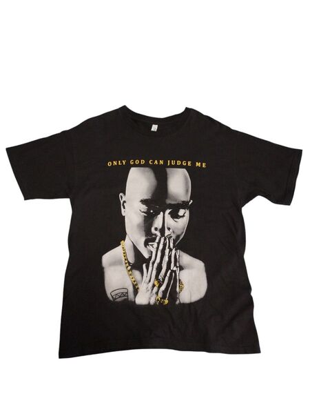 2pac ONLYGODCANJUDGE ME ヒップホップ ラップT