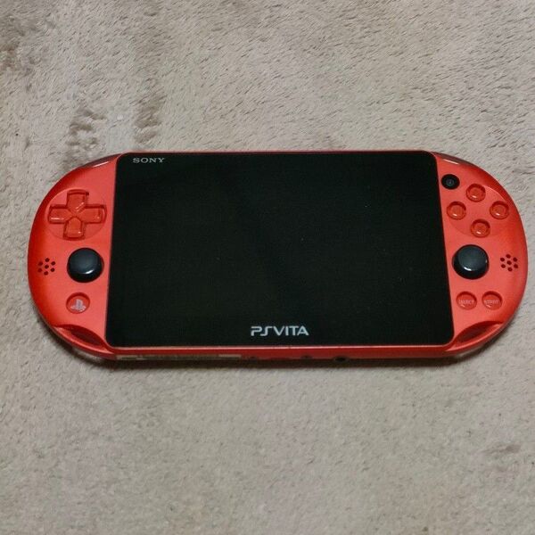 SONY PSVita PCH-2000 メタリック・レッド プレイステーション ヴィータ メモリーカード付き