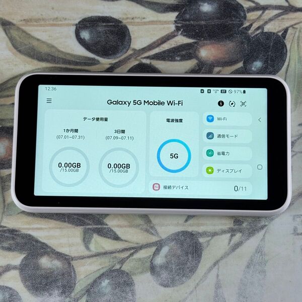 Galaxy 5G Mobile Wi-Fi SCR01 SIMフリー