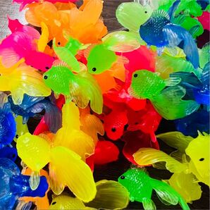金魚すくい 縁日 プール すくい 用 カラフル ミニ きんぎょ 金魚 50匹 水遊び