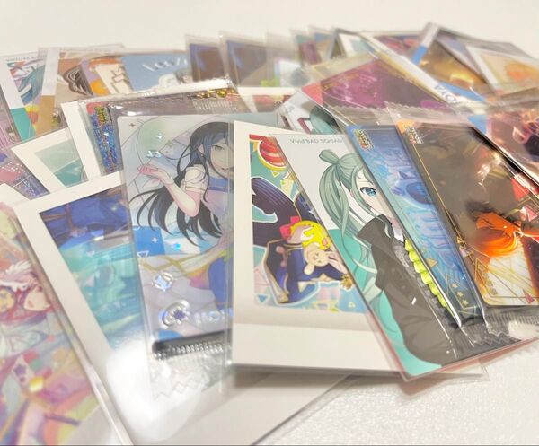 プロセカ 紙類 まとめ売り 15枚以上 【推し必ず封入!】 ウエハース エピカ ぱしゃこれ メモステ 箔押し