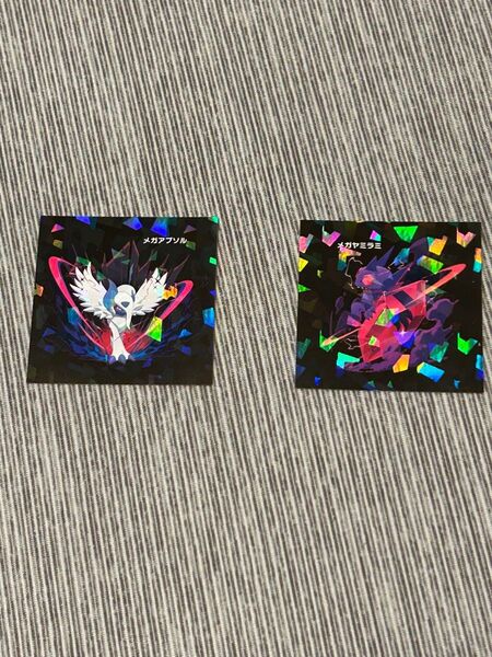 ポケモンセンター メガシンカステッカー メガアブソル メガヤミラミ
