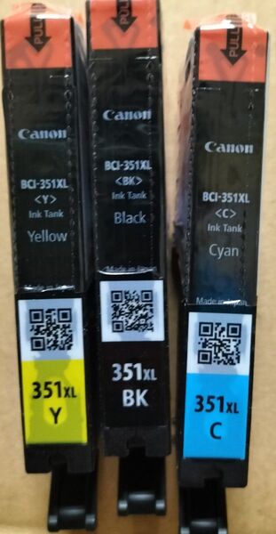 Canon 純正 インクタンク BCI-351XL 3色セット
