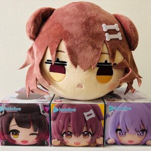 ホロライブ ひっかけフィギュア vol.3 ロボ子 戌神ころね 猫又おかゆ 戌神ころね 寝そべりぬいぐるみ 4点セット