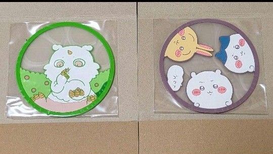 ちいかわ クリアラバーコースター2 2種セット