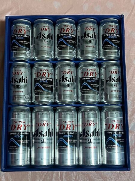 アサヒAS-4G スーパードライ缶ビールセットアサヒ 缶350ml-10本 缶500ml-5本