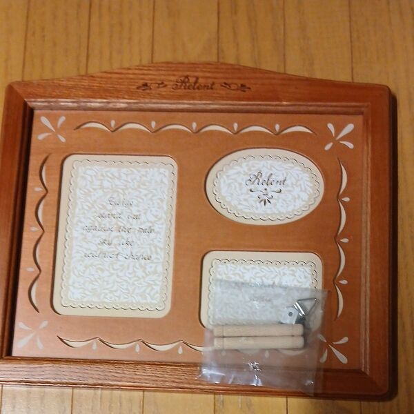 木製 写真立て フォトフレーム 複数サイズ対応 未使用に近い
