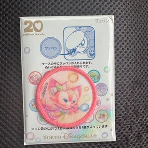 ディズニー カラフルハピネス ダッフィー ワッペン 20周年