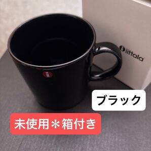 《新品・未使用》*iittala ティーマ マグカップ ブラック 300ml :箱付き