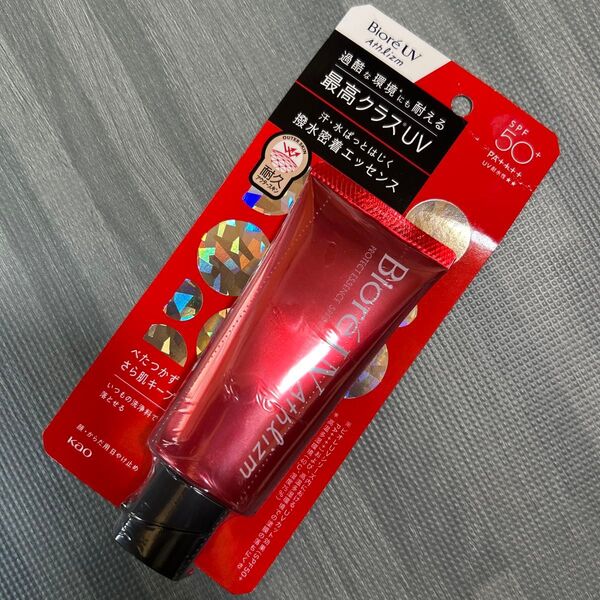新品 ビオレUV アスリズム プロテクトエッセンス SPF50+ PA++++ 日焼け止め 化粧下地 スーパーウォータープルーフ