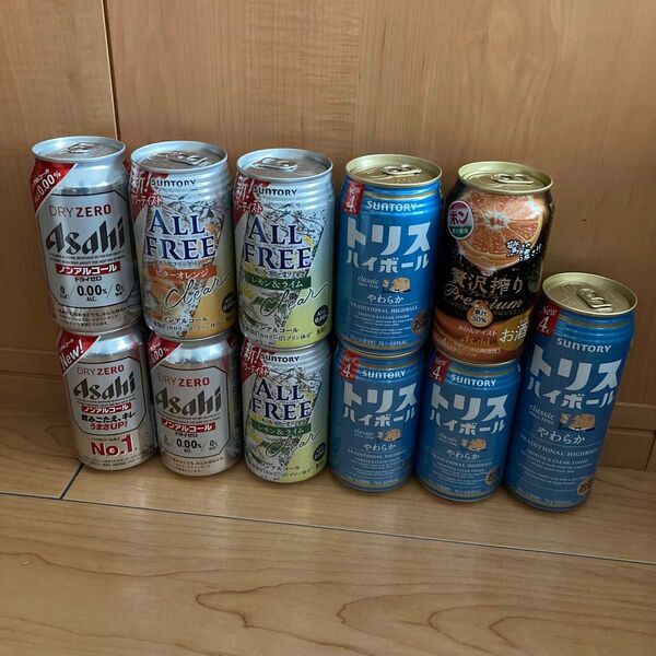 ノンアル ハイボール チューハイ 飲み比べ 11本セット アサヒ ドライゼロ サントリー オールフリークリア トリス お酒