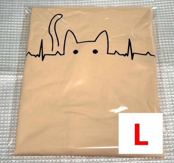 ネコ心電図 Tシャツ Lサイズ