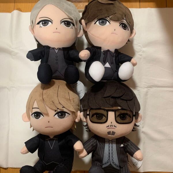 L'Arc~en~Ciel メンバーおすわりぬいぐるみ ラウンドワン コラボ 限定 コンプリートセット ☆全4種セット☆