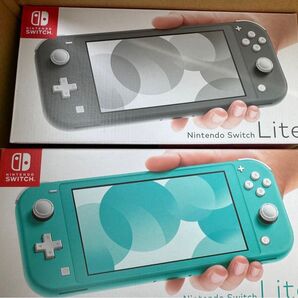 Nintendo Switch Lite本体 グレー ターコイズ 2台 任天堂 ニンテンドースイッチ ライト