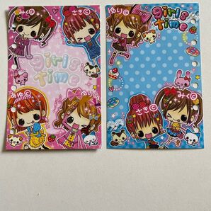 シール帳 平成女児 girlTime シール帳中身