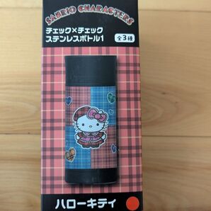 チェック ハローキティ ステンレスボトル サンリオ 水筒
