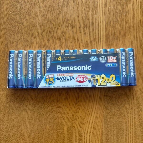 【新品/未使用】単4形 14本 パナソニック Panasonic エボルタ アルカリ乾電池(使用推奨期限:2034年)