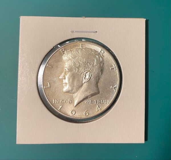 アメリカ 1964年 ケネディ ハーフダラー銀貨 50セント銀貨
