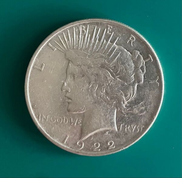 1922年 ピースダラー銀貨 アメリカ 1ドル銀貨 リバティコイン 古銭 硬貨