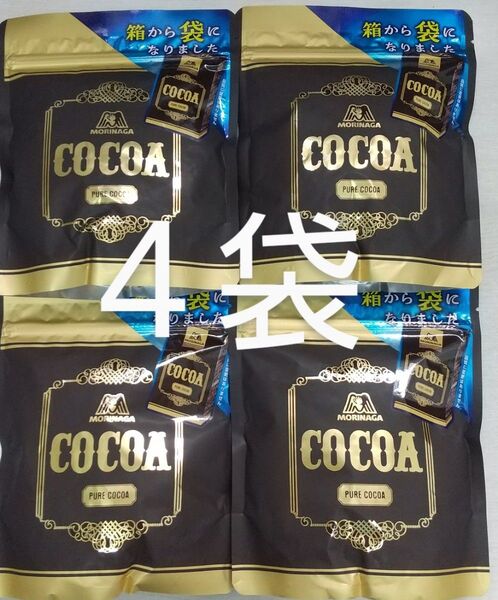 森永ココア 純ココア 4袋セット