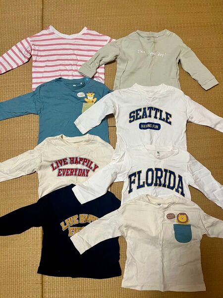 ベビー服 70〜80cm 西松屋 長袖Tシャツ まとめ売り☆ 男の子でも女の子でも◎
