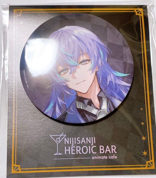 にじさんじ 星導ショウ アニメイトカフェ 台紙付きBIG缶バッジ