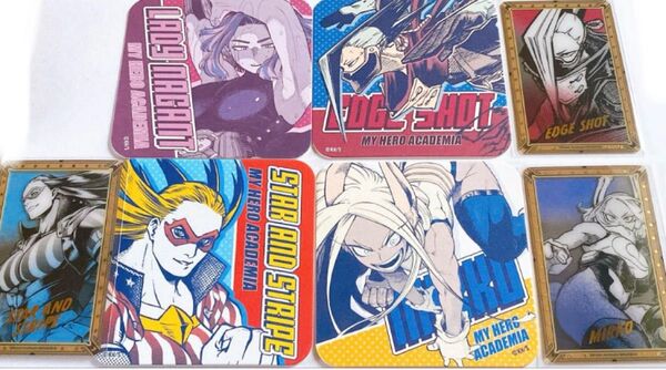 僕のヒーローアカデミア プロヒーロー ヒロアカ展 原画展 アートコースター クリアカード