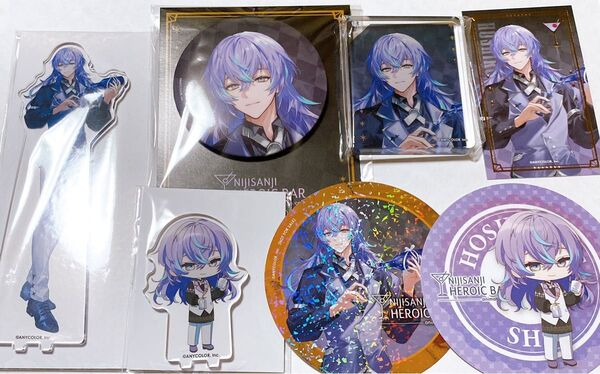 にじさんじ 星導ショウ アニメイトカフェ アクリルスタンド ミニアクスタ BIG缶バッジ コロッタ カクテルカード 特典