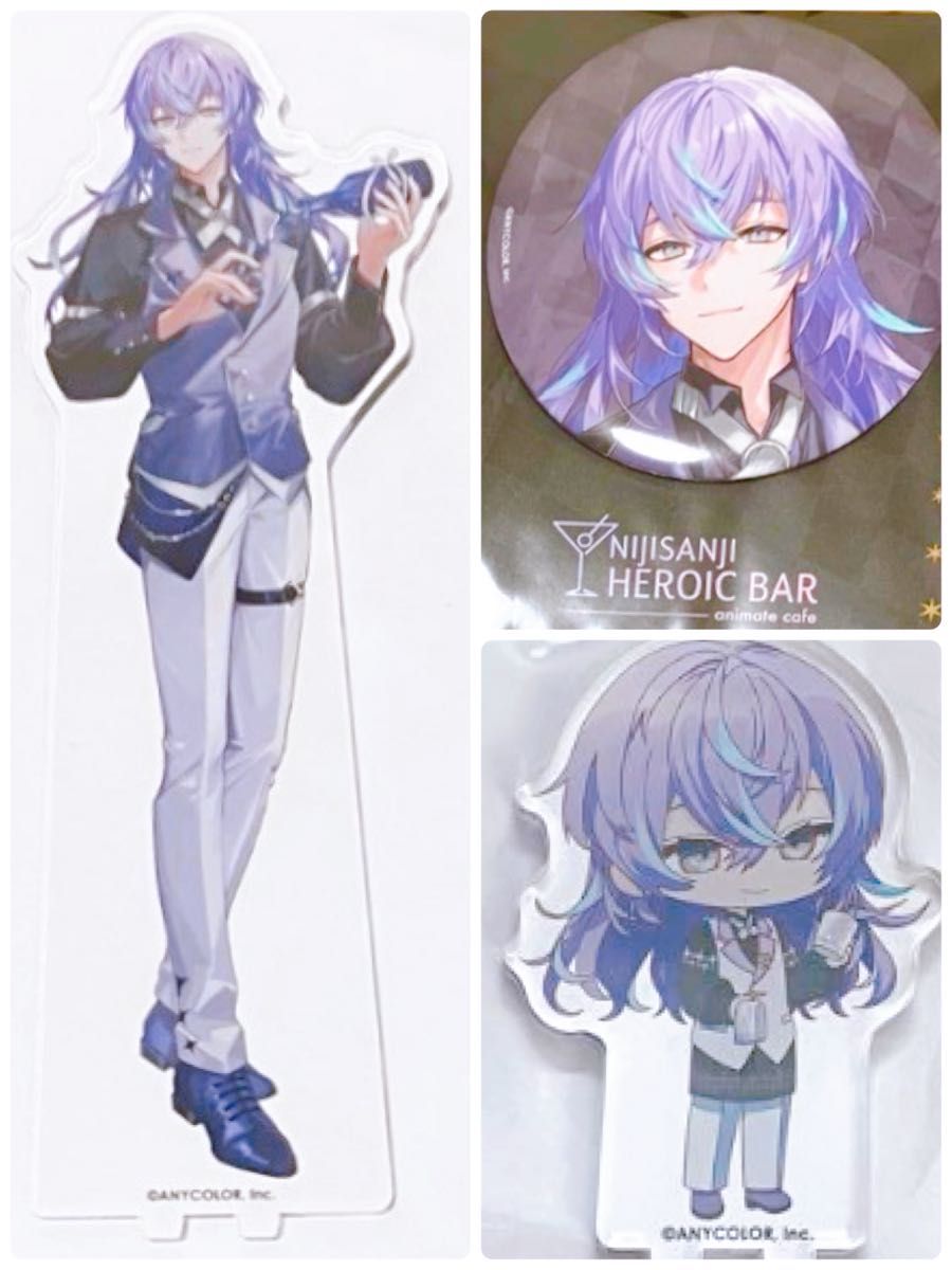 にじさんじ アニメイトカフェ 台紙付きBIG缶バッジ 星導ショウ にじさんじ 星導ショウ アニメイトカフェ 台紙付きBIG缶バッジ