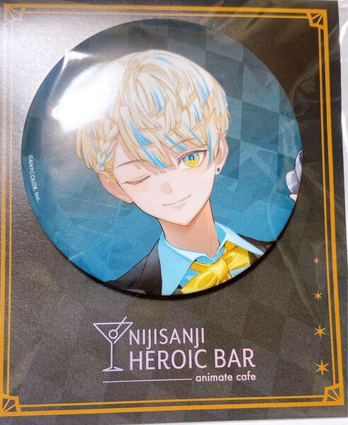 にじさんじ 緋八マナ アニメイトカフェ 台紙付きBIG缶バッジ