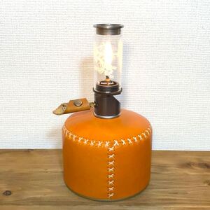 【最高級】栃木レザー 本革ガス缶カバー OD缶カバー スノーピーク ルミエール