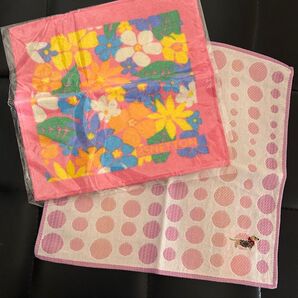 DAKS タオルハンカチ くま 新品未使用 ダックス ハンカチ 三越 高島屋 ベネトン ハンカチ BENETTONE