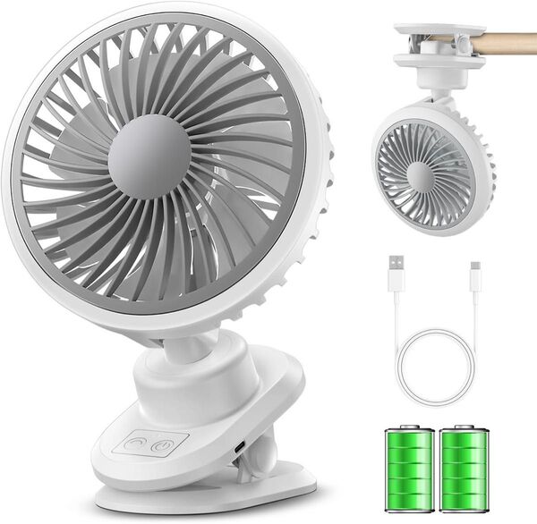 卓上扇風機 クリップ 扇風機 静音 充電式 usbファン 65時間使用可 卓上ファType-C サーキュレーター 熱中症対策