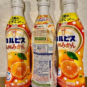 アクリルストーン【3個】カルピス 原液 温州みかん 3本セット