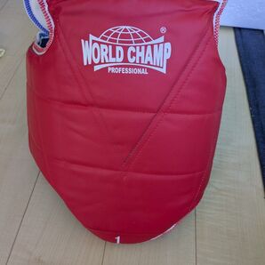 WORLD CHAMP PROFESSIONAL ボディプロテクター 赤 サイズ1