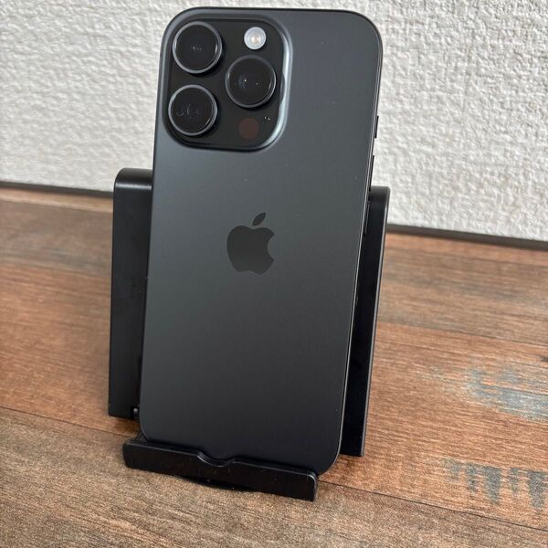 【未使用 充放電0回100%】 iPhone16 Pro 128GB SIMフリー ブラックチタニウム Apple