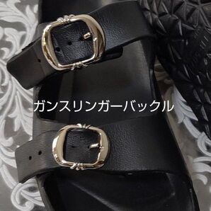 ガンスリンガーバックル / クロスボール ビーチサンダル 黒 25~26㎝位の人