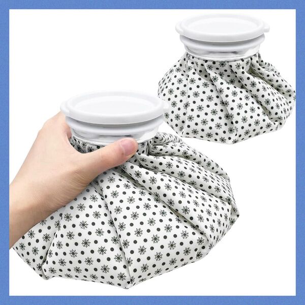 アイスバッグ 氷のう 氷嚢 【S+Mセット】 アイシングバッグ 大口径 水漏れ防止 スポーツ 暑さ対策