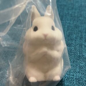 もふもふ てのりフレンズ バンダイ 小動物フィギュア 白うさぎ