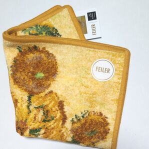 【新品・完売品】フェイラー FEILER ハンカチ ゴッホ サンフラワーズ ウォッシュタオル