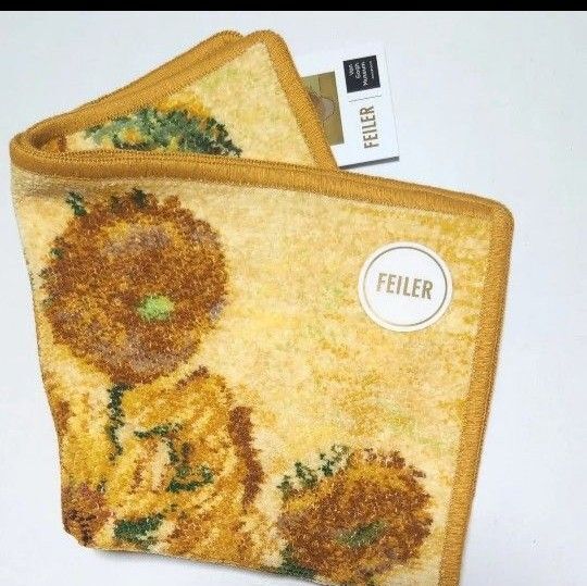 【新品・完売品】フェイラー FEILER ハンカチ ゴッホ サンフラワーズ ウォッシュタオル