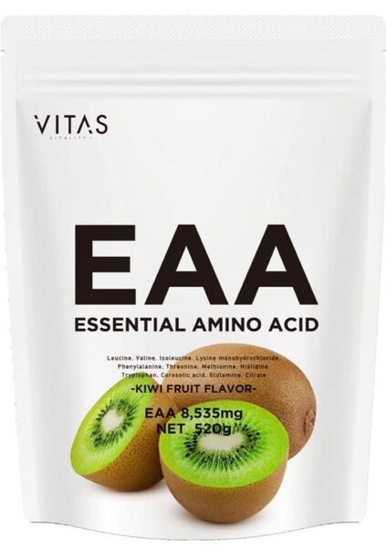 VITAS(バイタス)EAA キウイ風味 520g 必須アミノ酸9種類配合