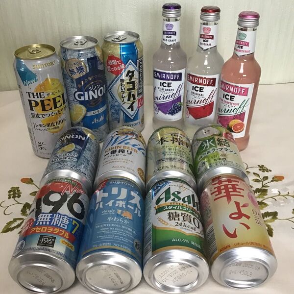 お酒 缶チューハイ 缶ビール スミノフアイス 14本