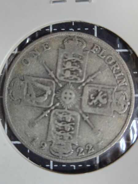 1922年 フローリン ジョージ5世 イギリス 銀貨 外国 コイン